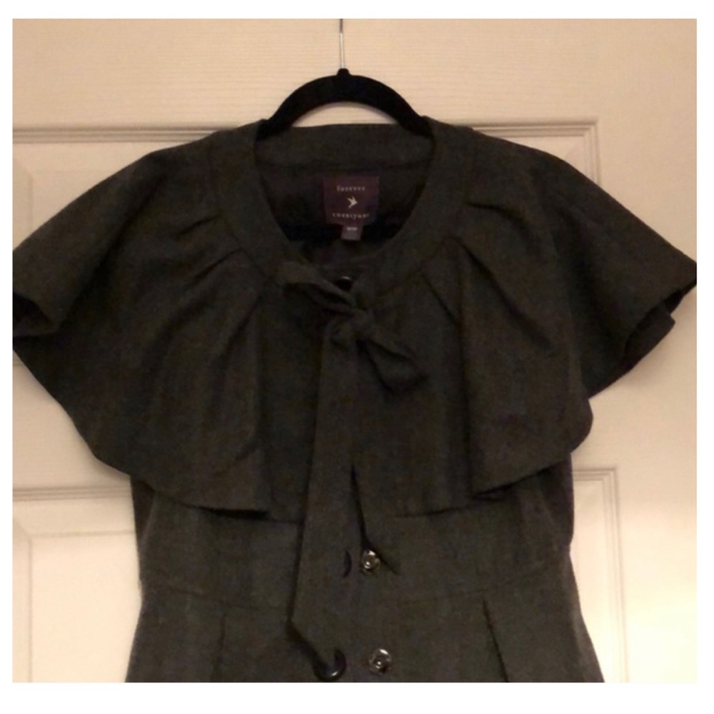 Snap Button Down Cape Style Jacket - image 5